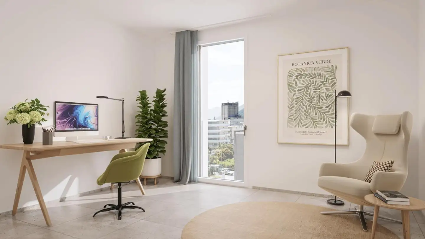 Appartement à louer - Viale C. Olgiati, 6512 Giubiasco - Photo 2