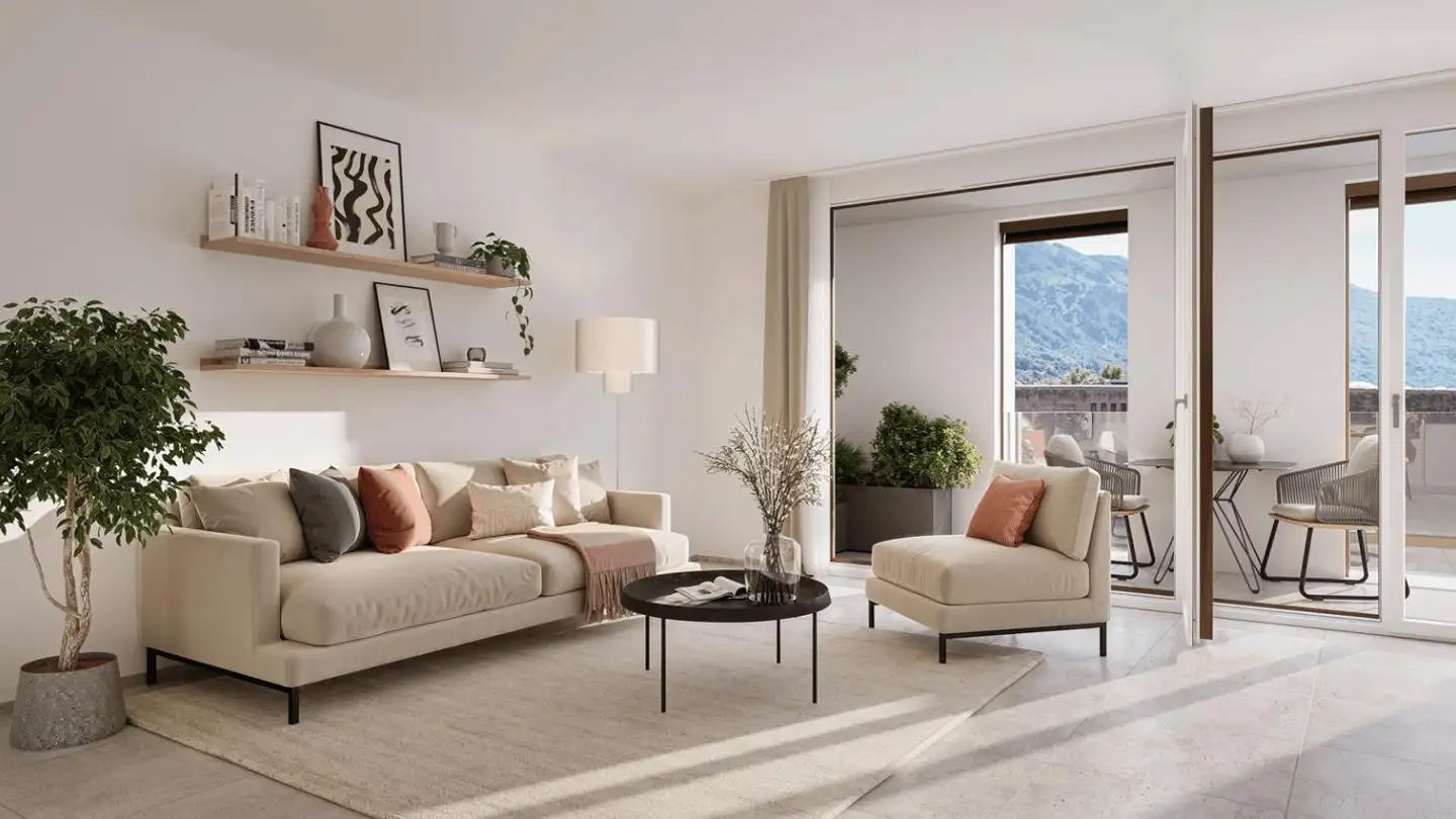 Appartement à louer - Viale C. Olgiati, 6512 Giubiasco - Photo 3