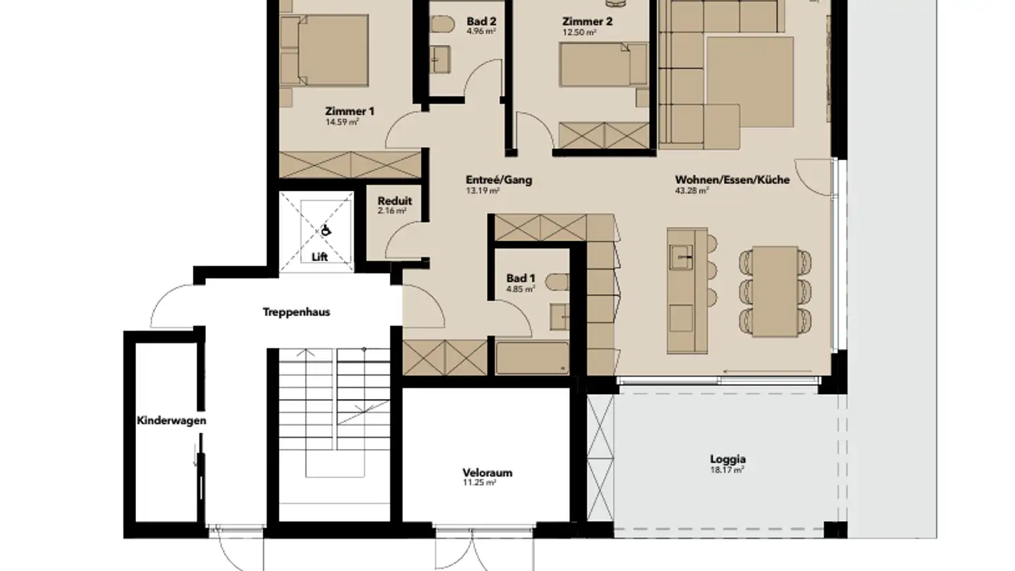 Apartment for rent - Pilatusweg 7, 4852 Rothrist - Photo 3