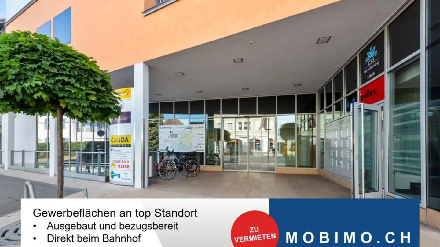 Magasin à louer - Bahnhofstrasse 11, 5200 Brugg AG