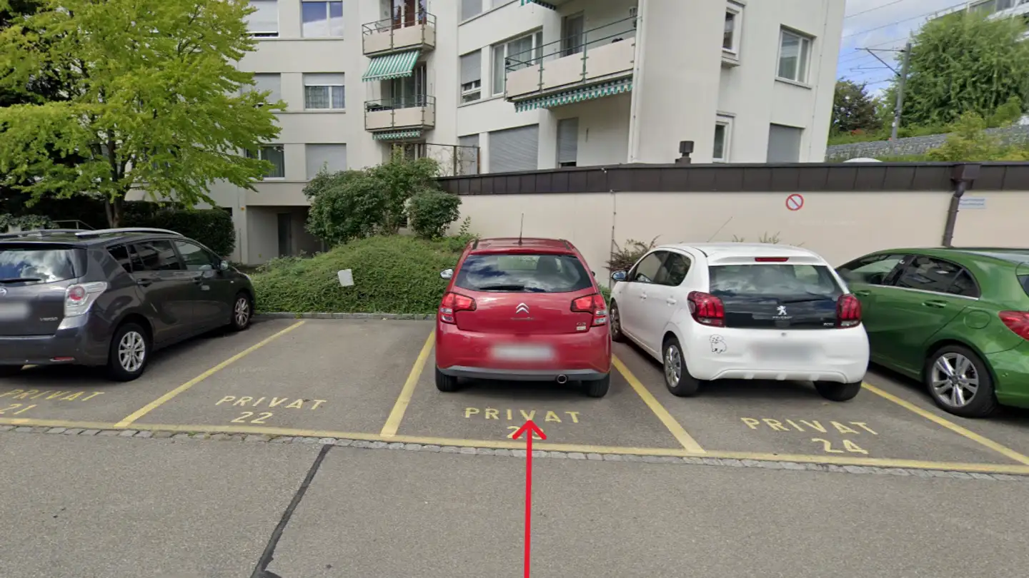Place de parking extérieure à louer - Seidengasse 17, 8706 Meilen