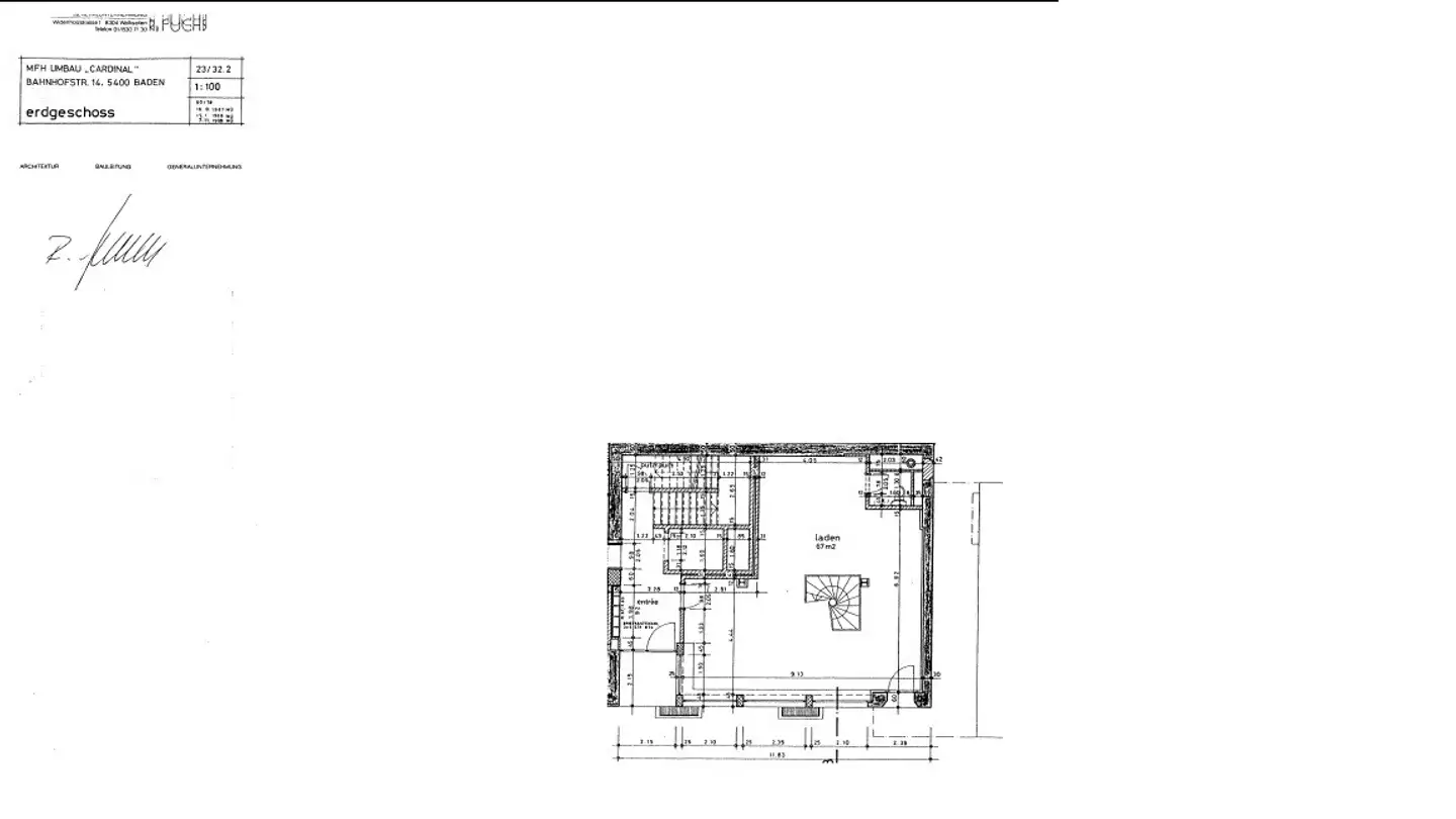 Shop for rent - Bahnhofstrasse 14, 5400 Baden - Photo 3