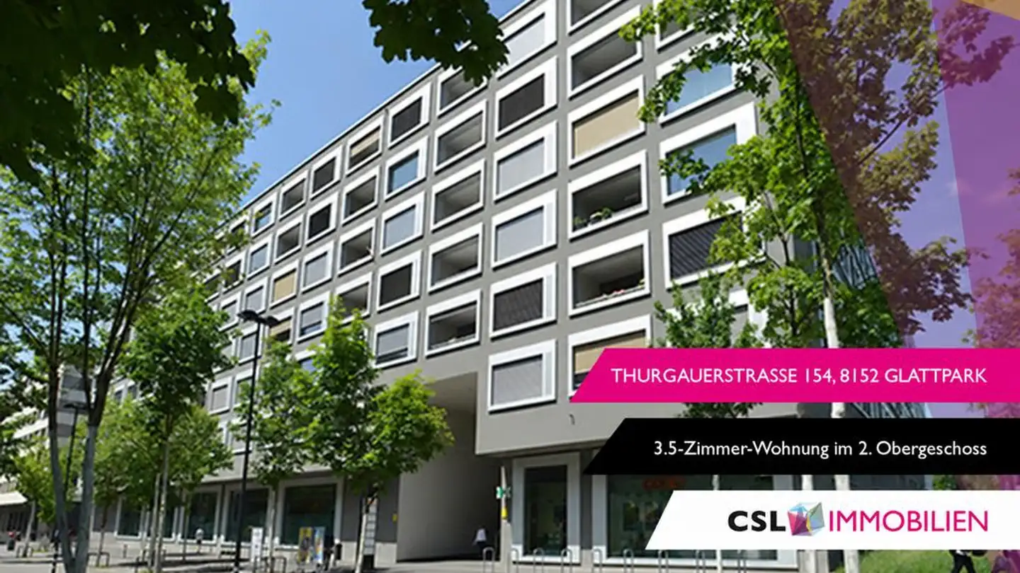 Wohnung mieten - Thurgauerstrasse 154, 8152 Glattpark (Opfikon)