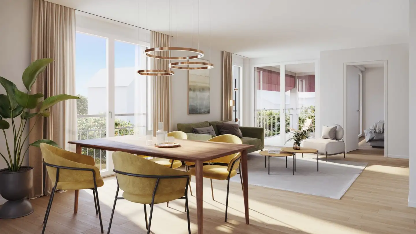 Wohnung mieten - Bergstrasse 8, 5644 Auw - Foto 2