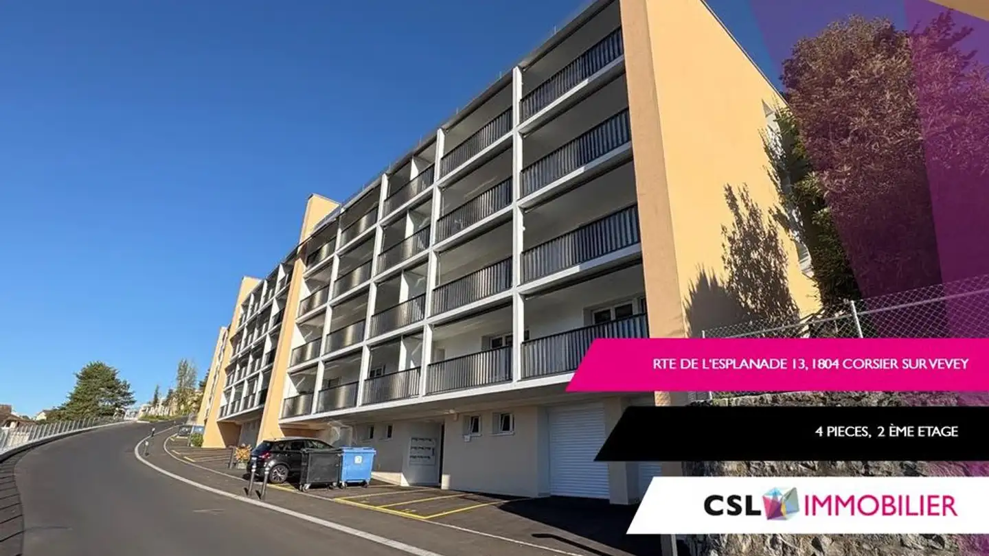 Apartment for rent - Route de l'Esplanade 13, 1804 Corsier-sur-Vevey