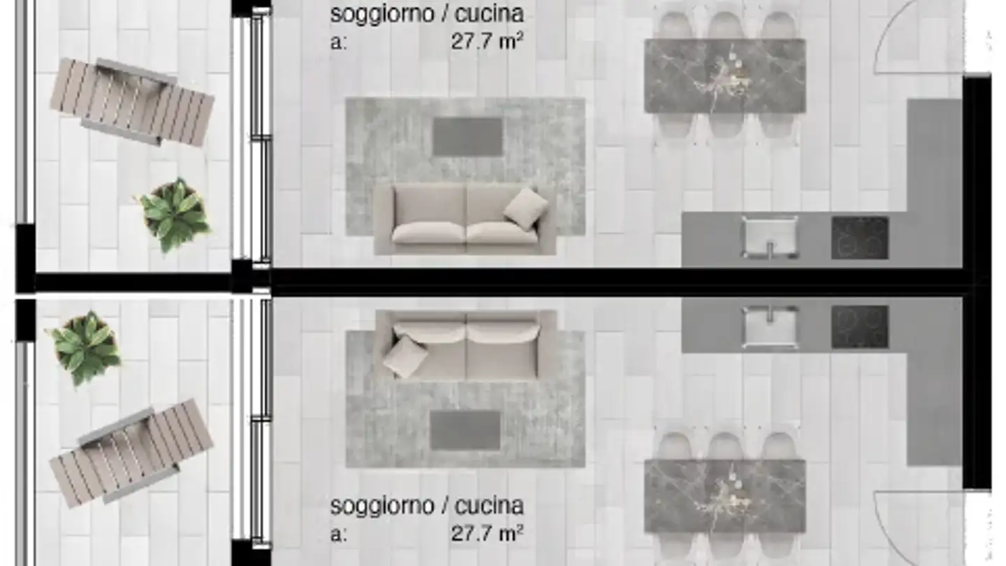 Appartement à louer - Via Ai Prati, 6514 Sementina - Photo 2