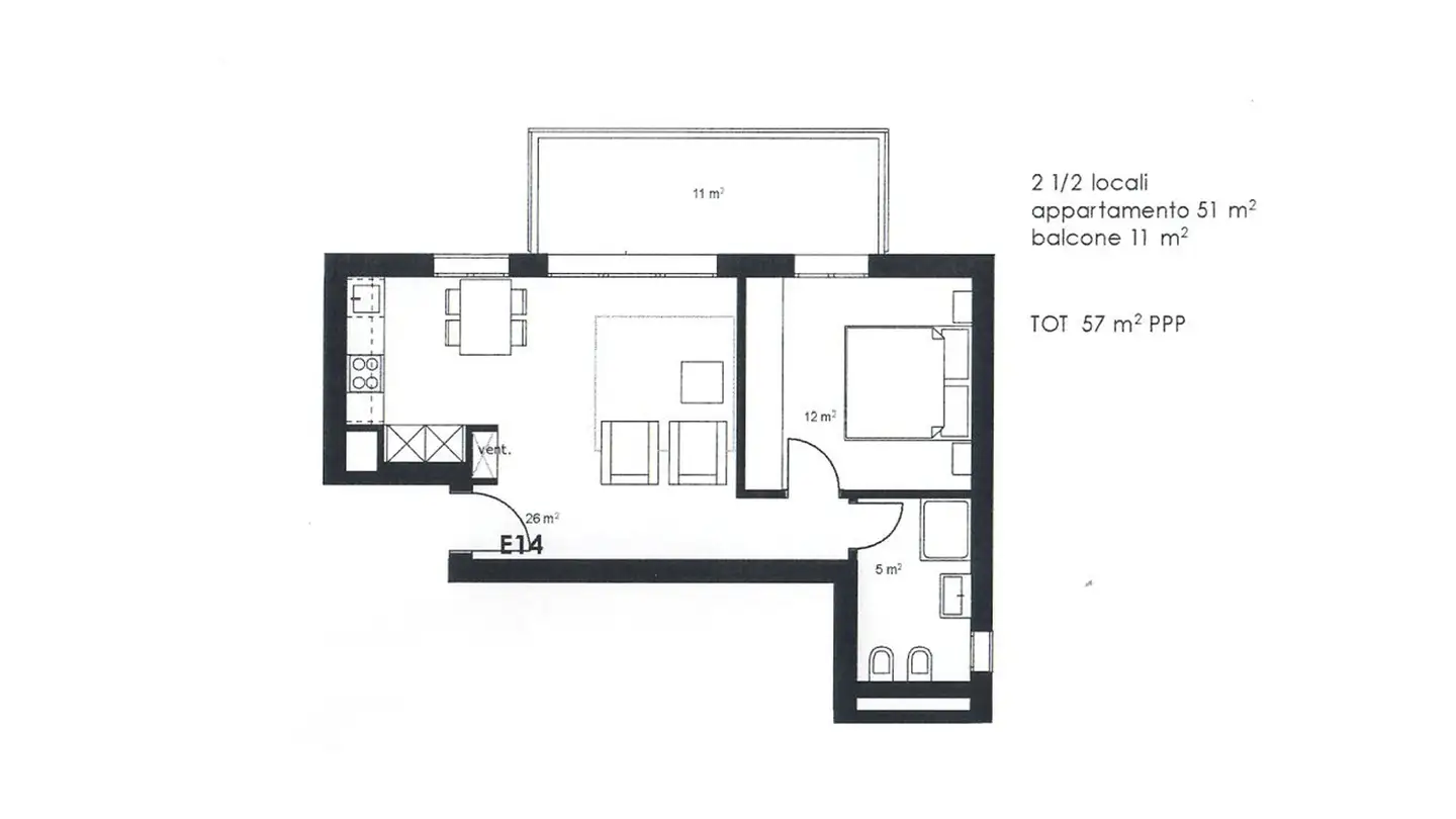 Wohnung mieten - 6918 Figino - Foto 3