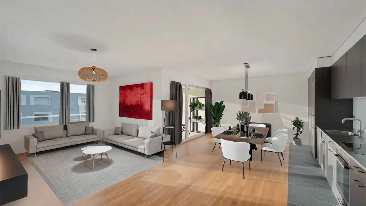 Appartamento in affitto - Rue Des Tourterelles 8, 2800 Delémont - Photo 3