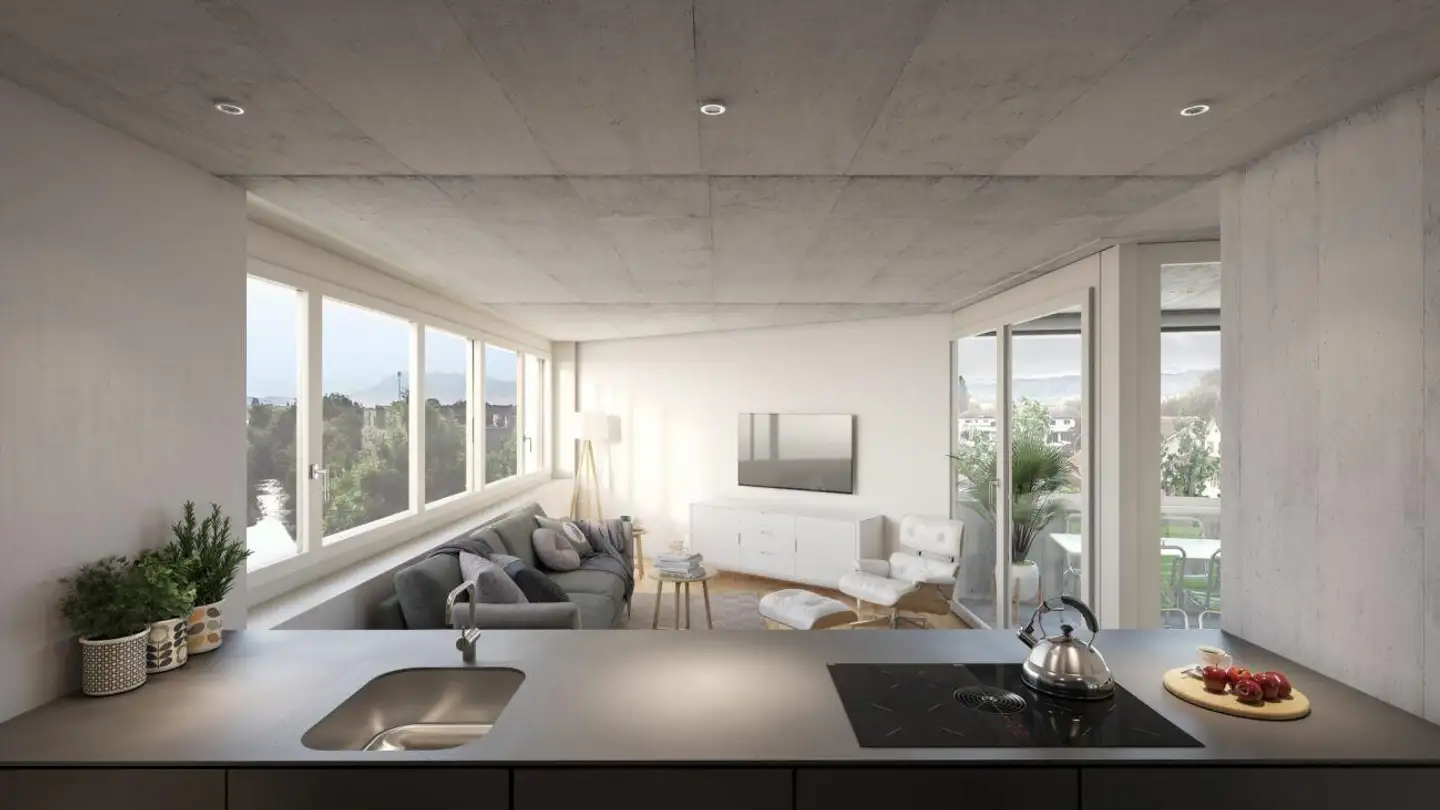 Stepped apartment for rent - Vorstatt 19, 6244 Nebikon - Photo 3