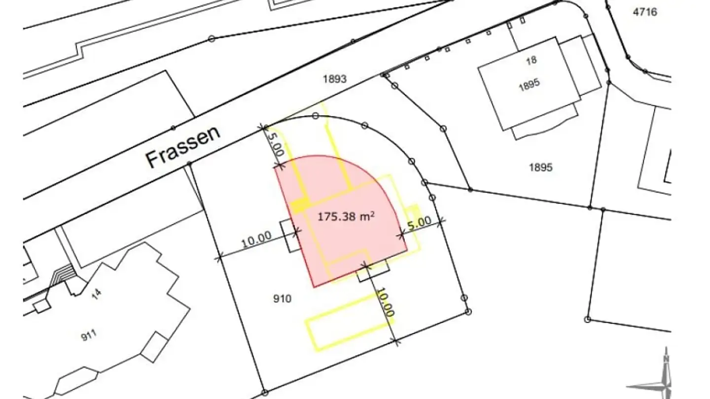 Terrain constructible à vendre - Frassen 16, 7013 Domat/Ems - Photo 3