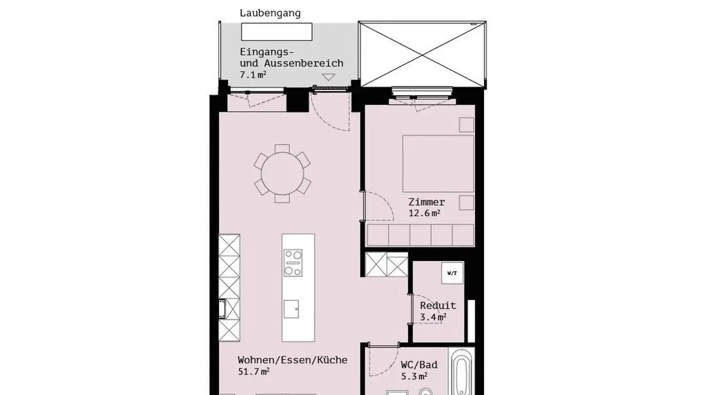 Single room for rent - Weinberglistrasse 4, 6005 Luzern - Photo 2