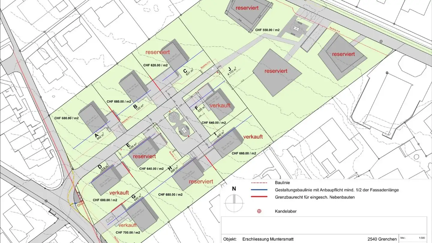 Constructible plot for sale - 2540 Grenchen