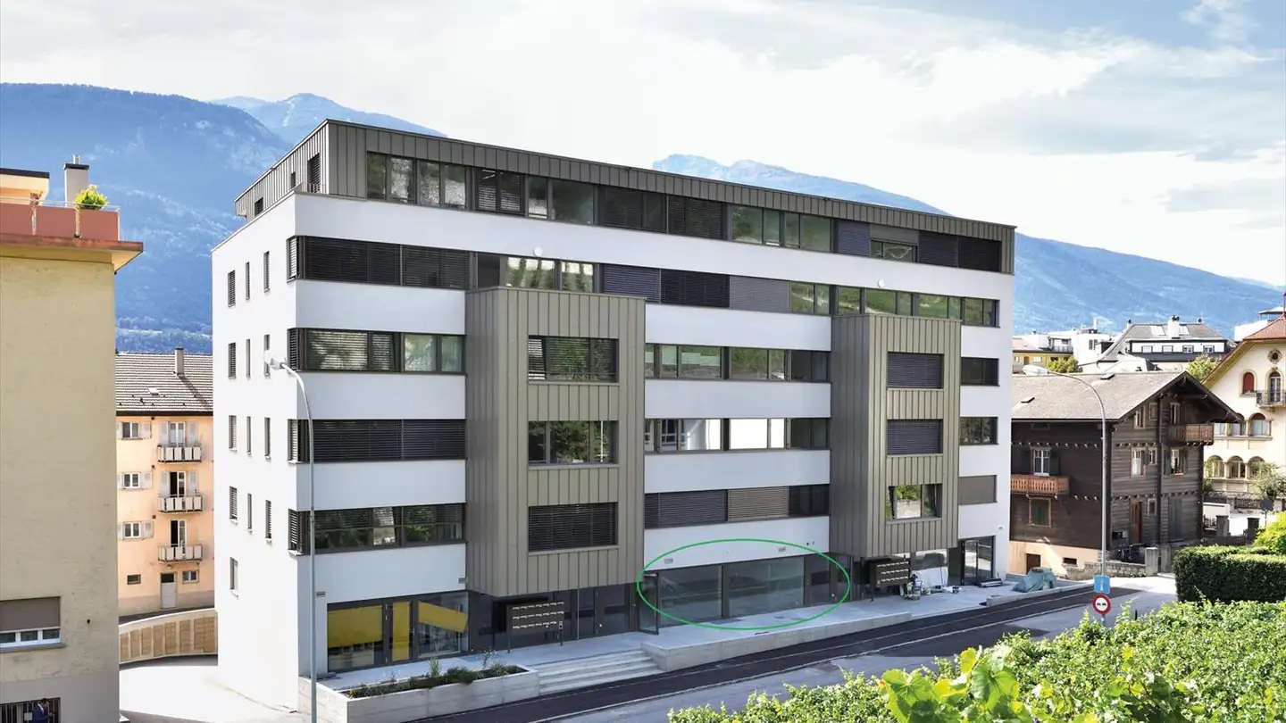 Gewerbe mieten - Avenue Des Alpes 15, 3960 Sierre