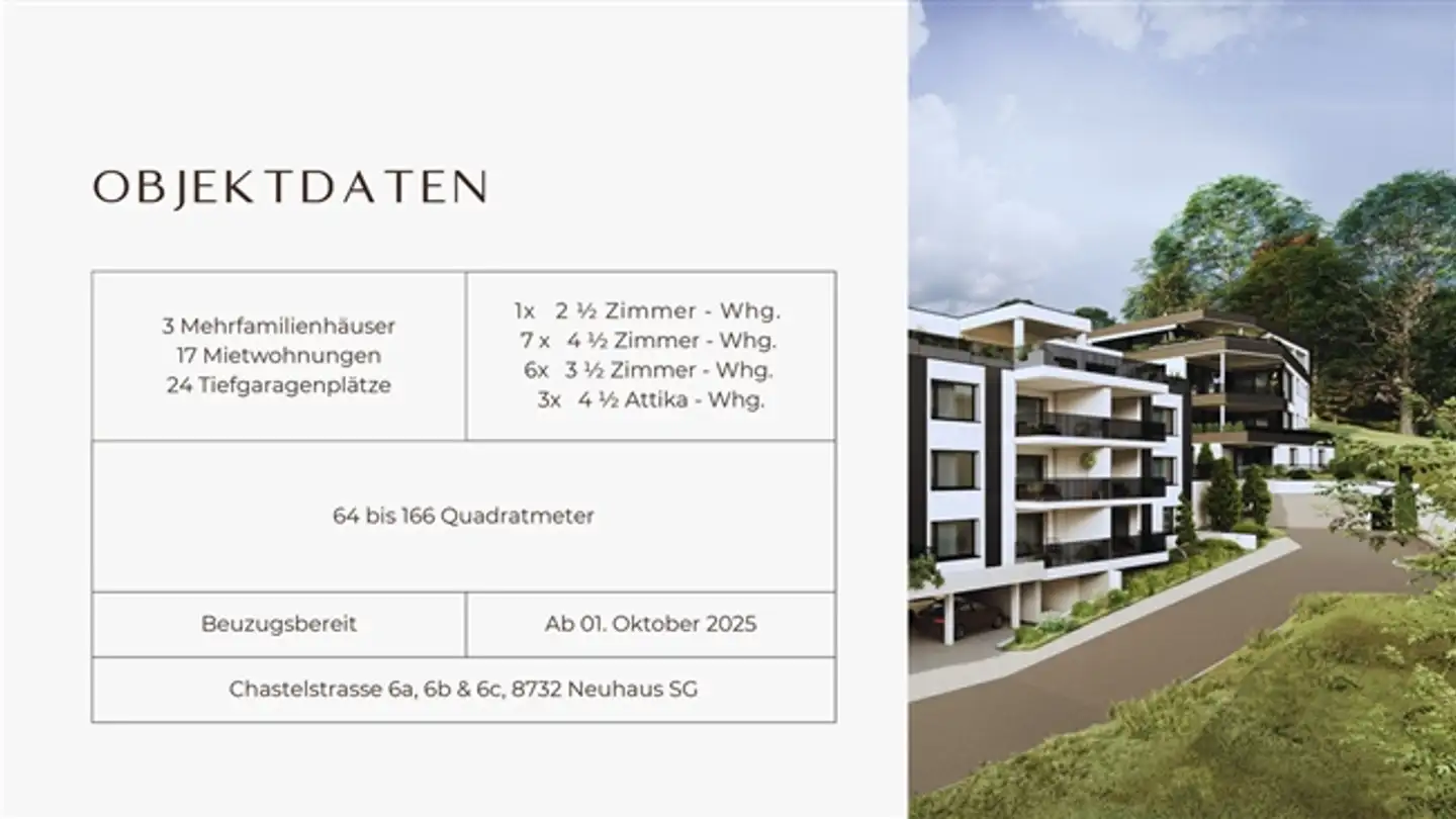 Attico in affitto - Chastelstrasse 6, 8732 Neuhaus SG - Photo 2