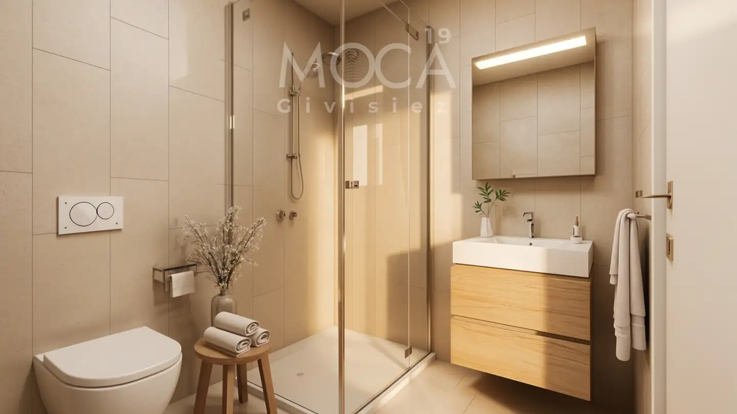 Studio for rent - Route Du Mont-Carmel 19, 1762 Givisiez - Photo 4