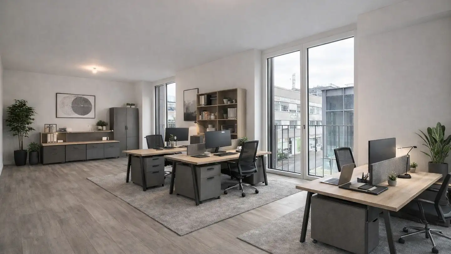 Bureau à louer - Rue Des Frères-Lumière 4, 1723 Marly