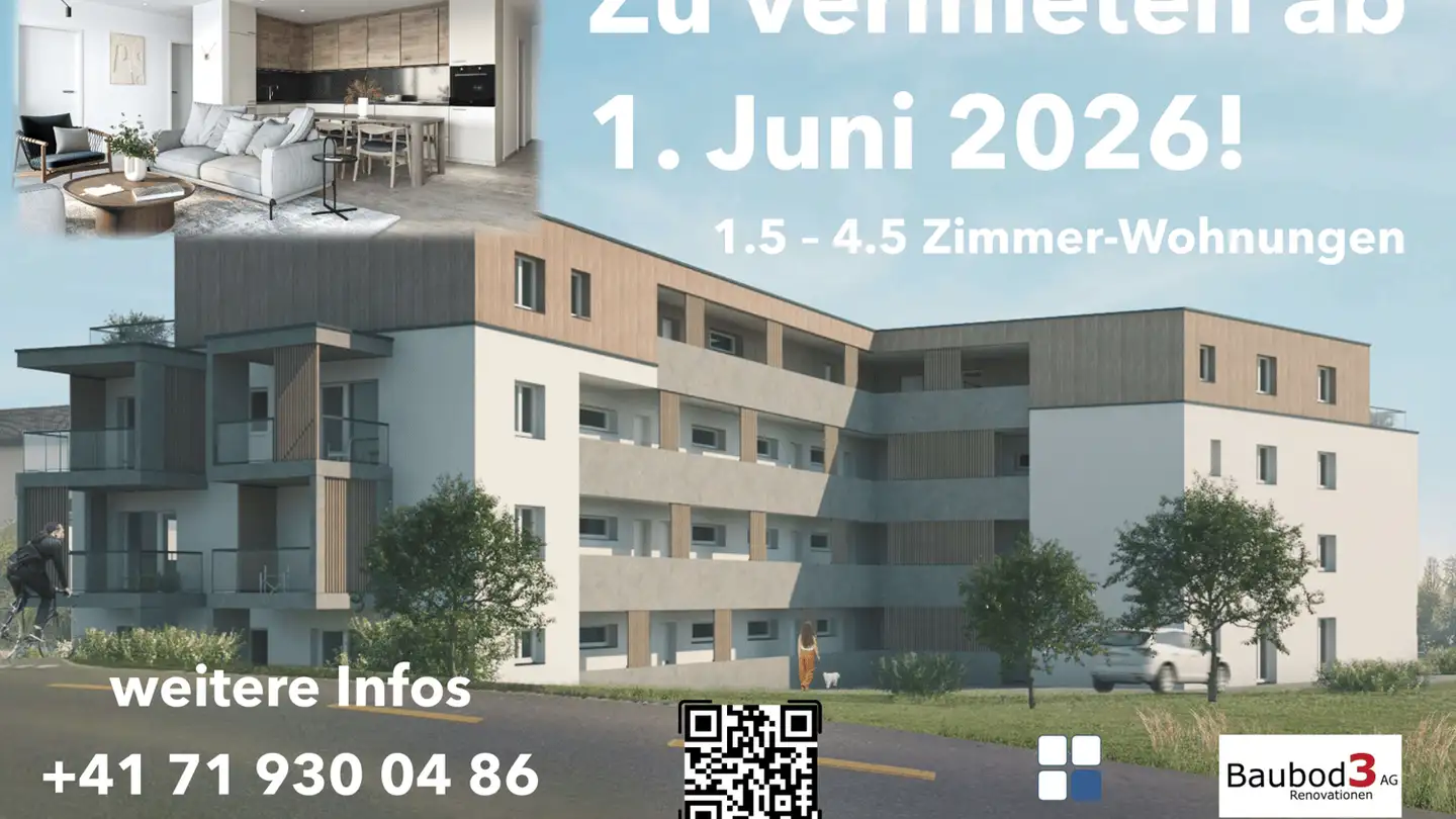 Apartment for rent - Bahnhofstrasse 27, 9553 Bettwiesen - Photo 4