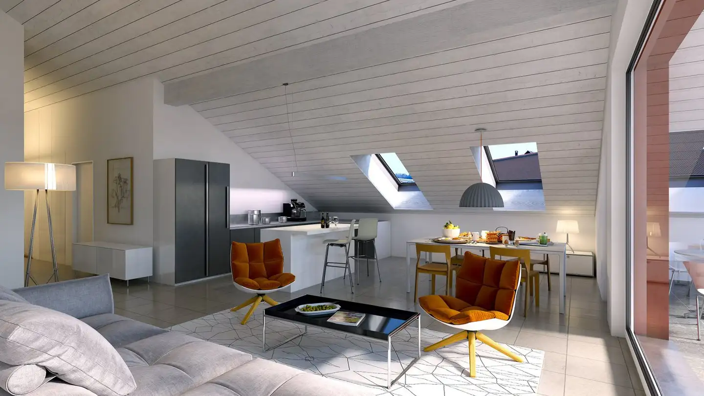 Attico in vendita - Route De La Poya 4, 1726 Farvagny-le-Grand - Photo 3