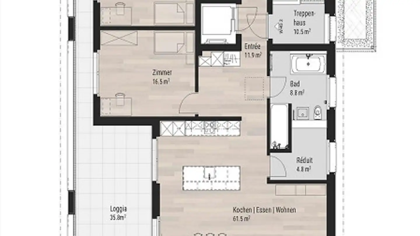 Apartment for rent - Dorfstrasse 22, 6262 Langnau b. Reiden
