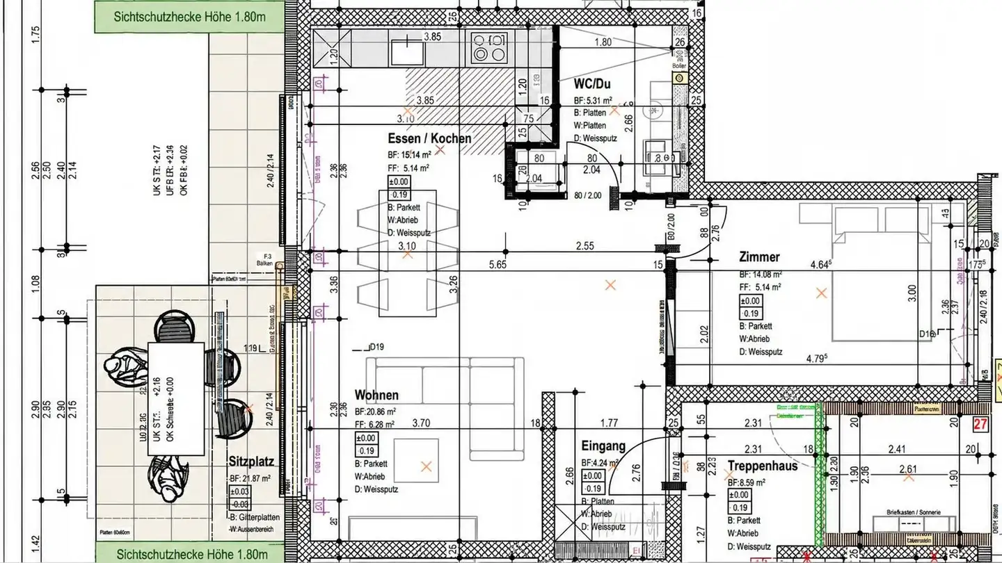 Wohnung mieten - Grederstrasse 27, 4512 Bellach - Foto 4