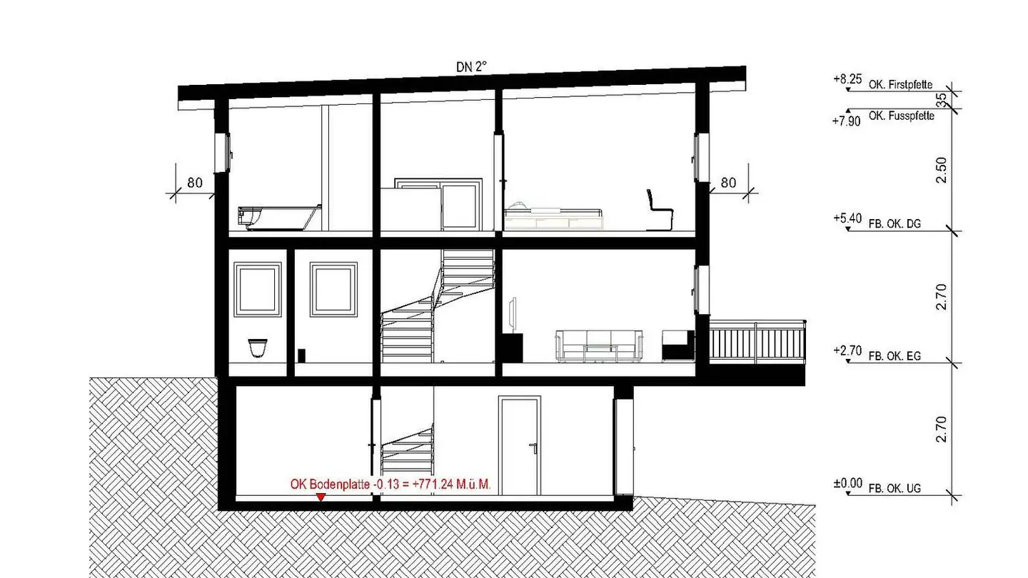 Casa singola in vendita - Ägschhüs, 3983 Filet - Photo 2