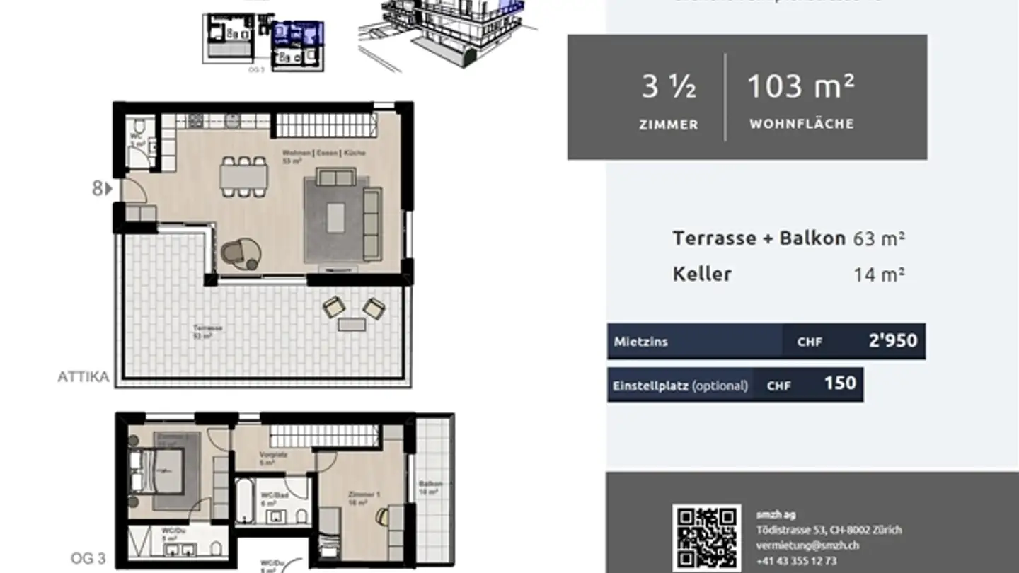 Duplex in affitto - Simplonstrasse 48, 2540 Grenchen - Foto 2