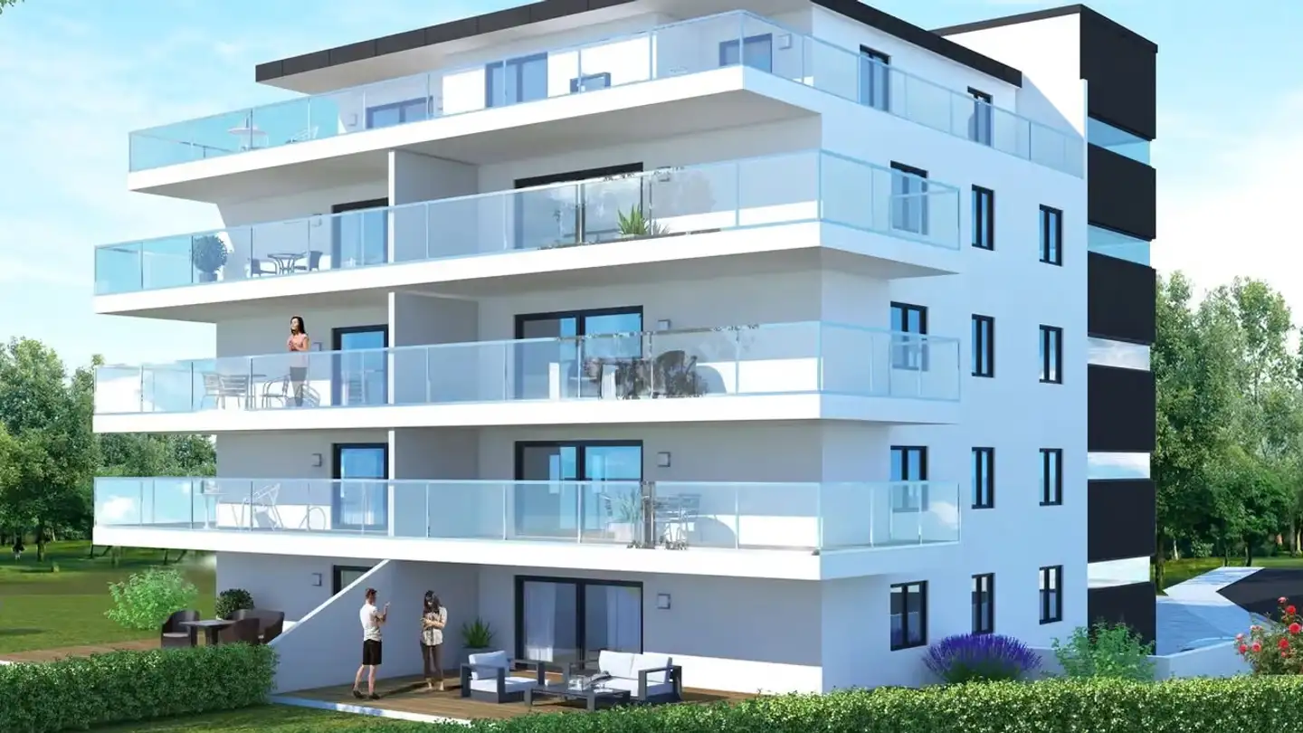 Tiefgaragenstellplatz mieten - Kirchstrasse 42, 3952 Susten - Foto 3