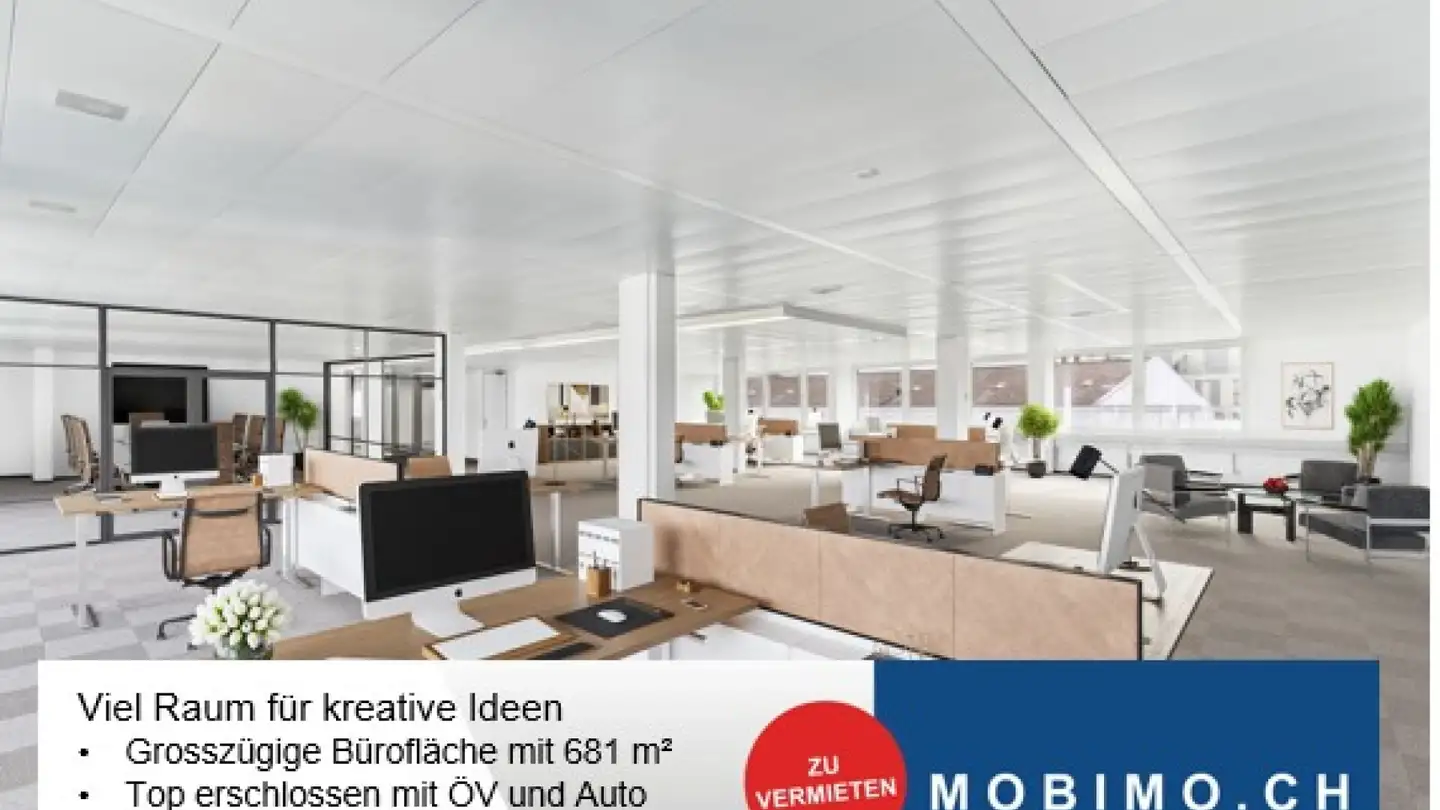 Bürofläche mieten - Badenerstrasse, 8048 Zürich