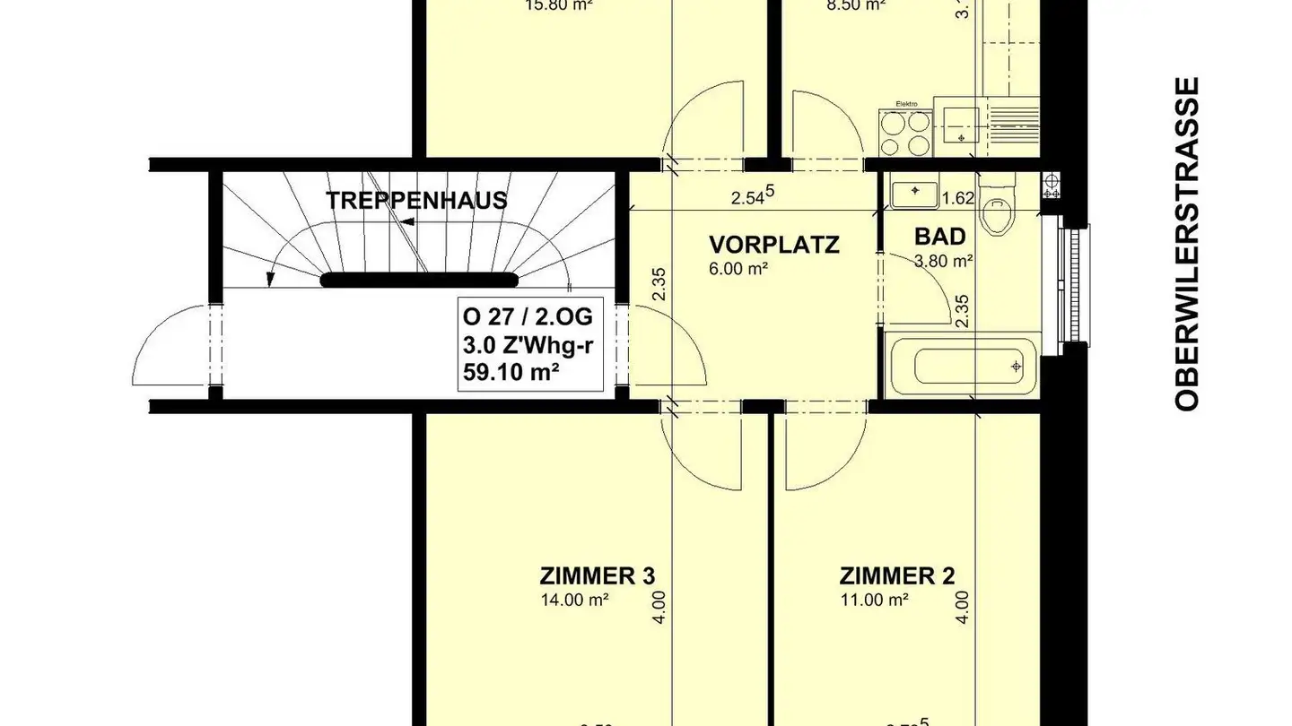 Wohnung mieten - Oberwilerstrasse 27, 4102 Binningen