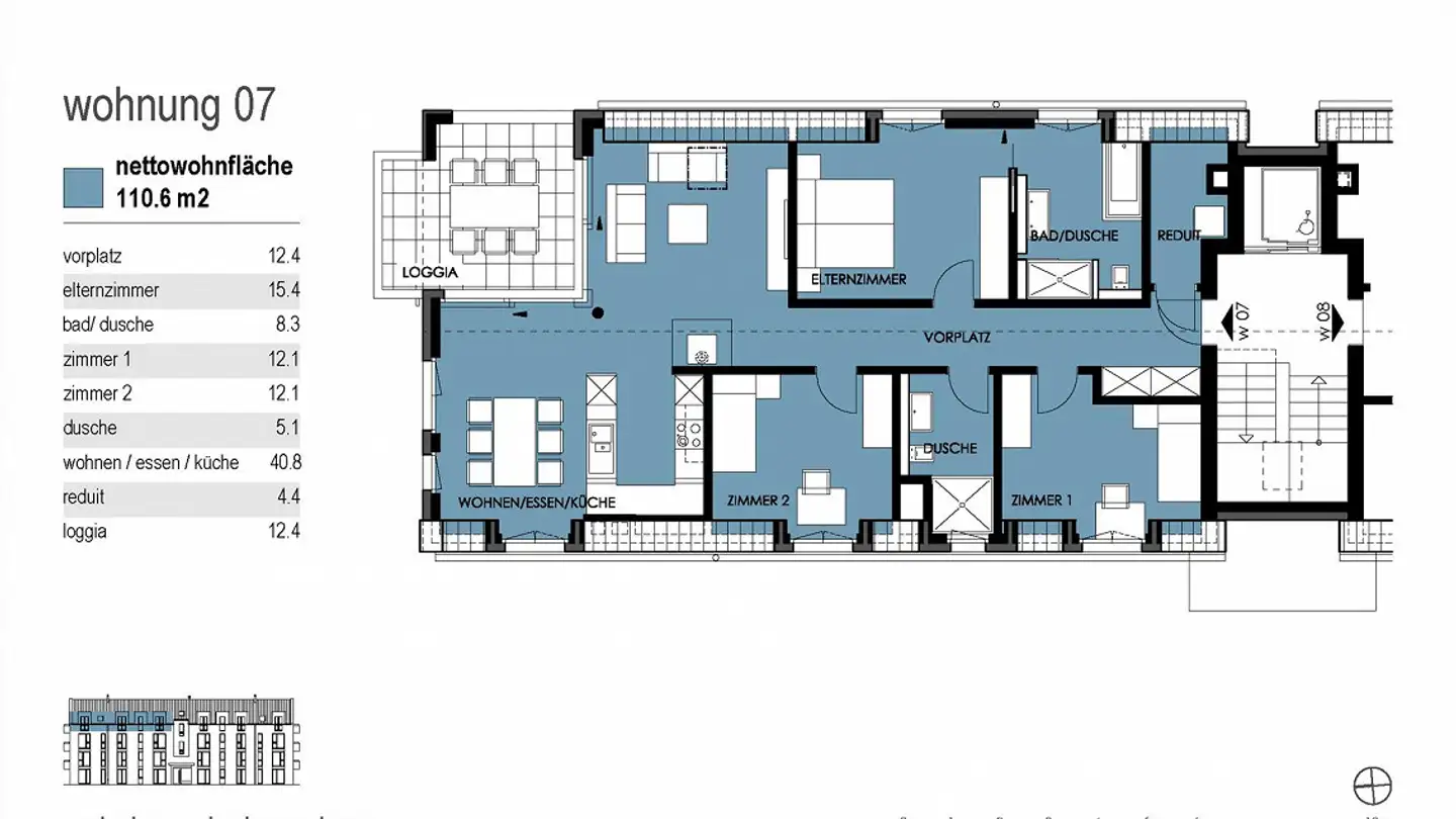 Penthouse mieten - Kirchweg 3, 8374 Dussnang - Foto 2