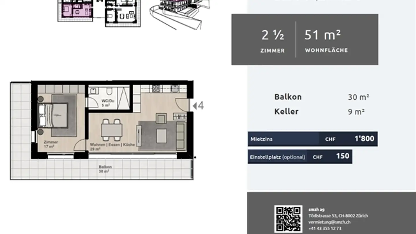 Appartement à louer - Simplonstrasse 48, 2540 Grenchen - Photo 2