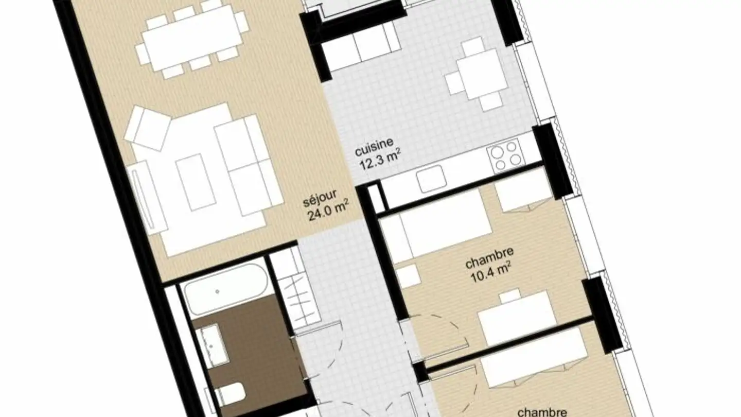 Appartement à louer - Route De La Gare, 1470 Estavayer-le-Lac