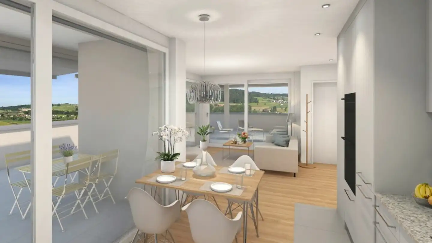 Penthouse mieten - Kantonsstrasse 11, 6038 Honau - Foto 3