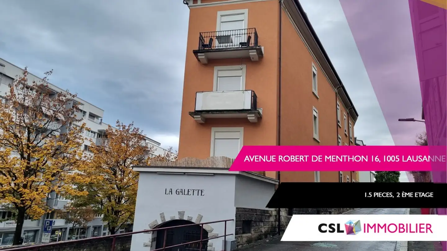 Appartement à louer - Avenue Menthon 16, 1005 Lausanne
