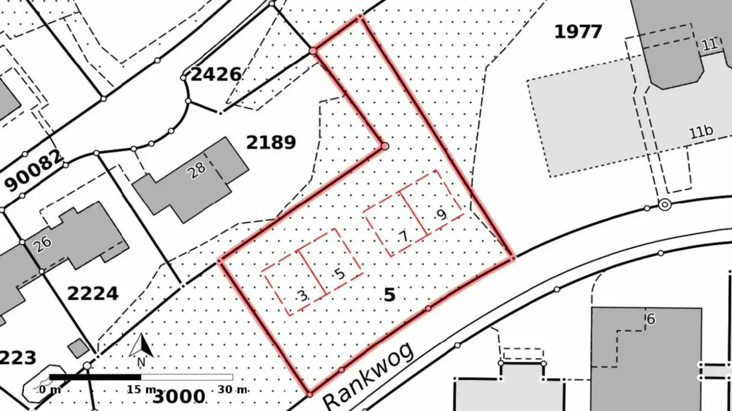 Terrain constructible à vendre - Rankwog 3, 4632 Trimbach