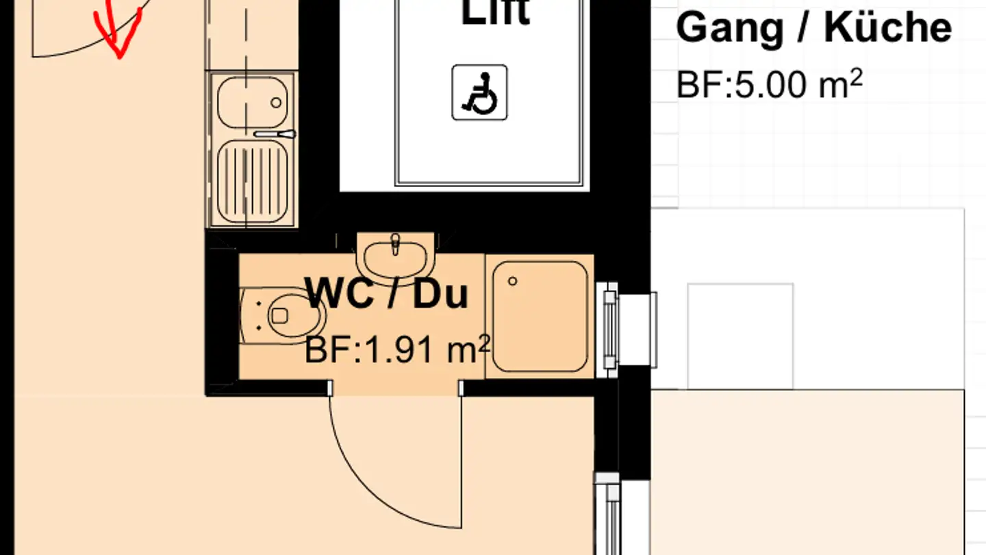 Studio mieten - 6340 Baar