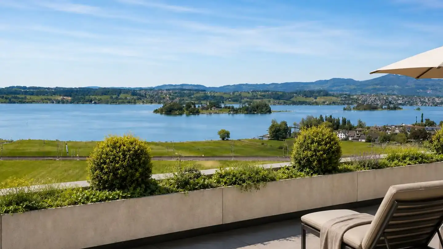 Terrassenwohnung mieten - Rainstrasse 58, 8808 Pfäffikon SZ