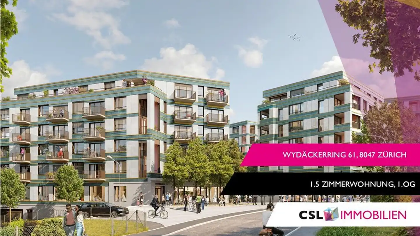 Wohnung mieten - Wydäckerring 61, 8047 Zürich