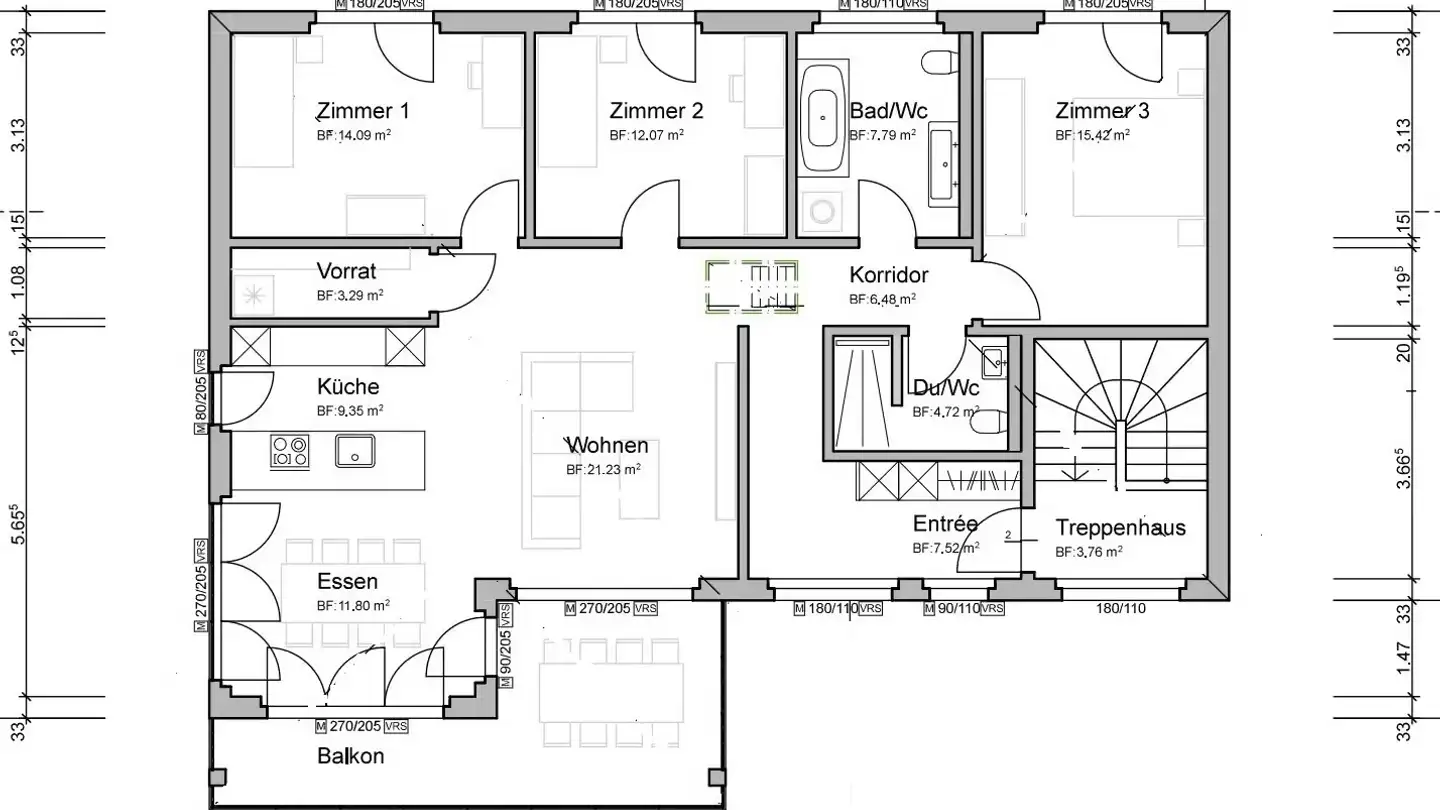 Appartamento in affitto - Kornweg 4, 8887 Mels - Foto 2