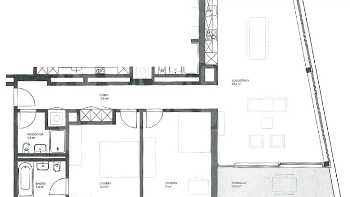 Appartamento in affitto - Via Senago 30, 6912 Pazzallo - Photo 4