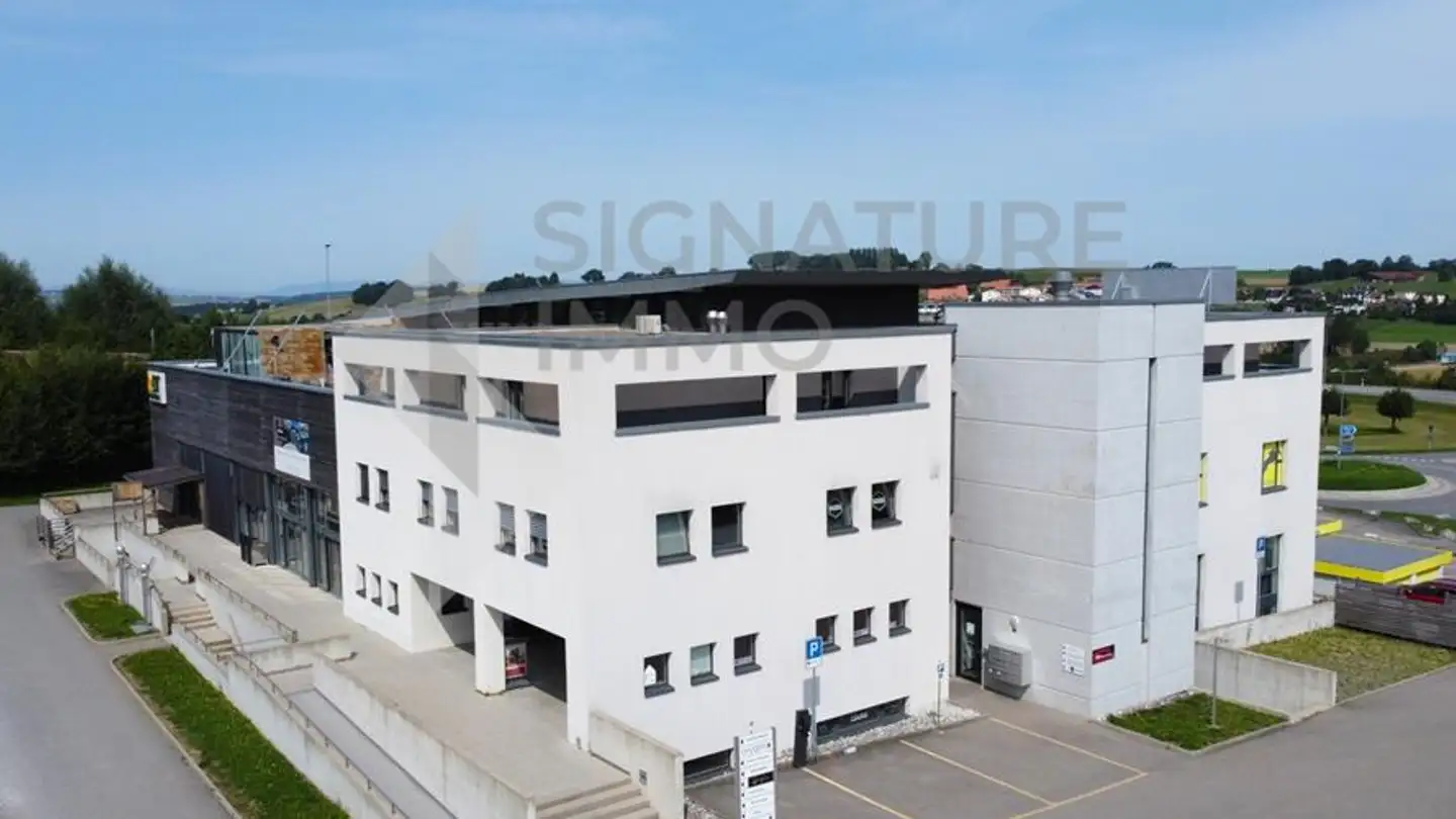 Immeuble mixte à louer - 1728 Rossens FR