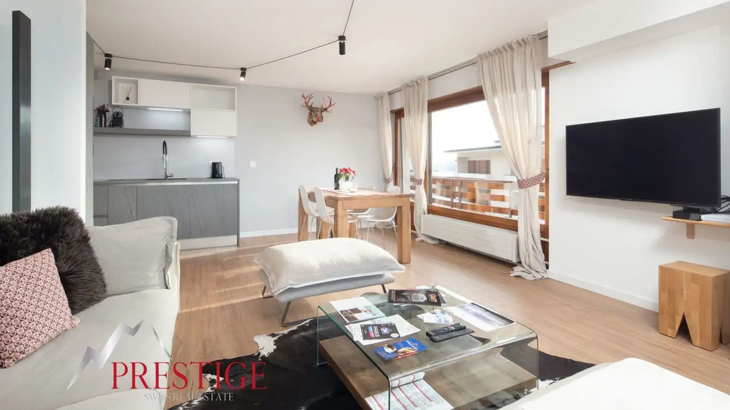 Attique à louer - Avenue De La Gare, 3963 Crans-Montana - Photo 3