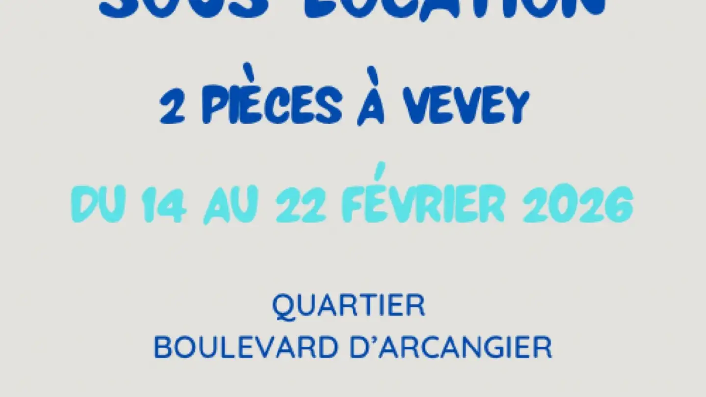 Wohnung mieten - 1800 Vevey