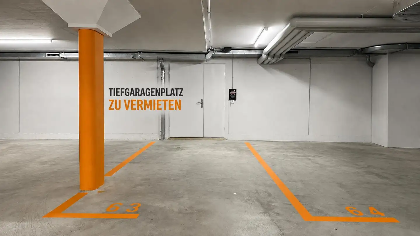 Tiefgaragenstellplatz mieten - Turnerstrasse 28, 8472 Seuzach