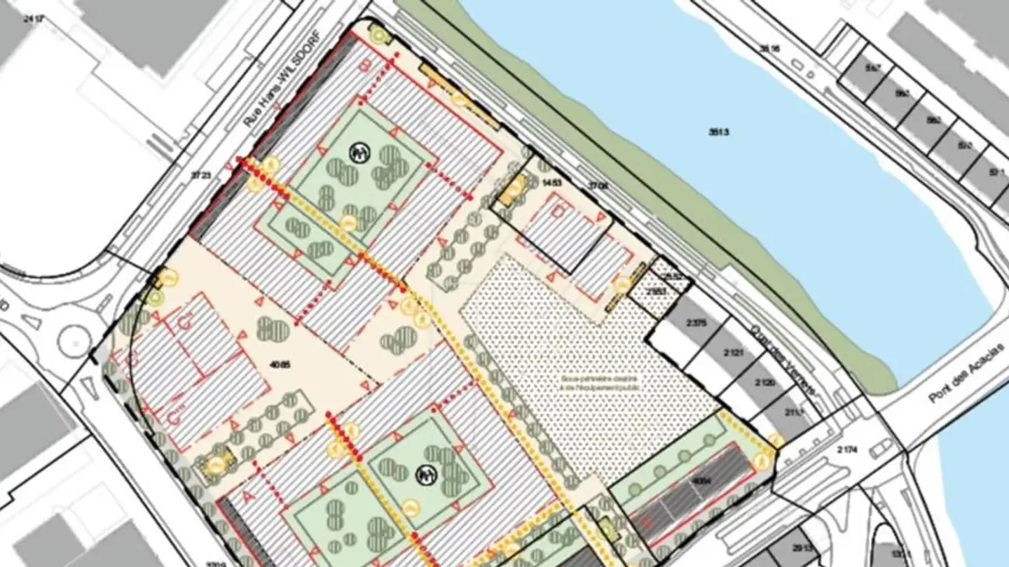 Negozio in affitto - Quai Des Vernets 9, 1227 Les Acacias