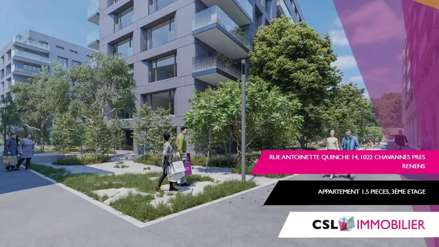 Appartement à louer - Rue Antoinette Quinche, 1022 Chavannes-près-Renens