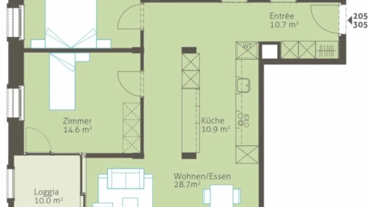Apartment for rent - Mühlestrasse 16, 6248 Alberswil