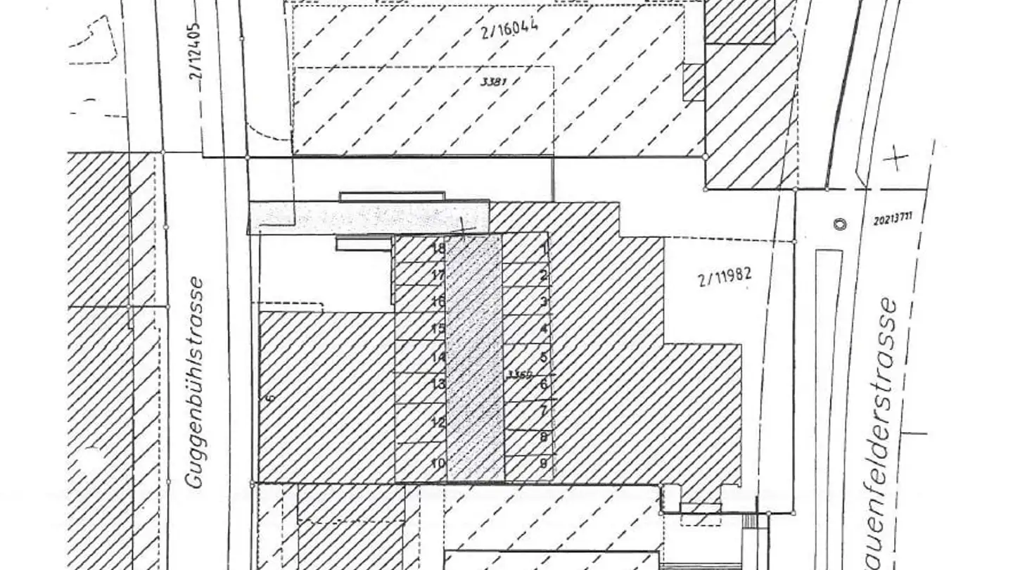 Underground parking space for rent - Guggenbühlstrasse 6, 8404 Winterthur