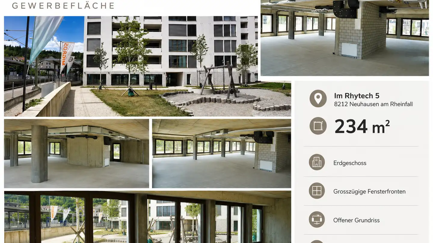Proprietà industriale in affitto - Im Rhytech, 8212 Neuhausen am Rheinfall - Foto 2