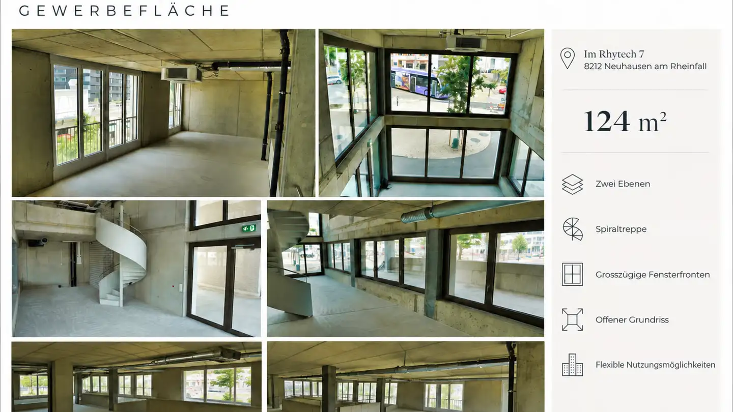 Proprietà industriale in affitto - Im Rhytech, 8212 Neuhausen am Rheinfall - Foto 3